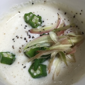 豆腐の冷製スープ